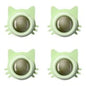 Lot de 1 à 5 balles murales rotatives à l'herbe à chat pour chaton, jouets à mâcher à lécher, nettoyage des dents, jouet à mordre pour chat d'intérieur, fournitures pour animaux de compagnie
