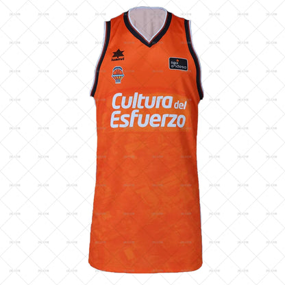 24/25 New Arrival Valencia City Basketball Shorts Jersey for Kids & Adults Summer Shorts Spain Basketball Training Men's Jerseys