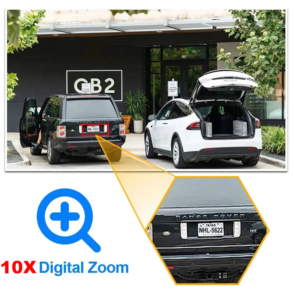 Security Protection Outdoor Waterproof Solar Panel Wifi Camera 8MP HD 4K Surveillance Cameras PIR Human Detection Home Security