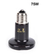 Reptile Heat Lamp Black Infrared Ceramic Emitter Heat Light Bulb Pet Brooder 220-240V Touch Lamp For Chameleon Cage Snake Tank