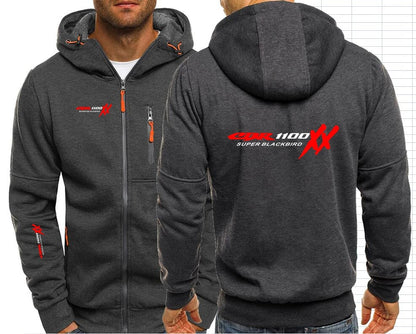 Sweat à capuche zippé pour moto CBR 1100 SUPER BLACKBIRD XX, Honda CBR 1100XX F1, sweat à capuche zippé pour fille