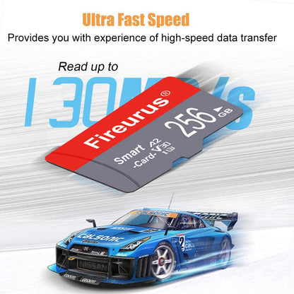 A2 V30 Fireurus High Speed Memory Card U3 32GB 64GB Micro TF SD Card 128GB 256GB TF Card For Camera Surveillance Devices