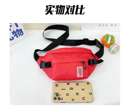 Casual Design Children's Chest Bag Handsome Boys Small Shoulder Messenger Bags Baby Kids Purse Handbags Cool Girls Fanny Pack