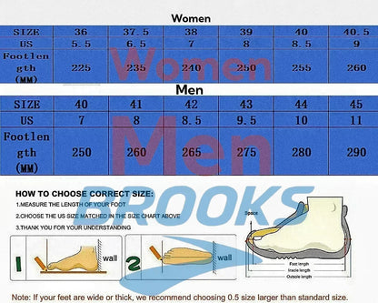 Brooks Glycerin Max Men's Running Shoes Anti-slip Casual Sneakers for Women Wear-resistant Shock-Absorbing Original Sneakers