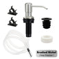 Stainless Steel Soap Dispenser Extension Tube Kit Kitchen Sink Liquid Soap Dispenser Bathroom Lotion Detergent Hand Press Pumps