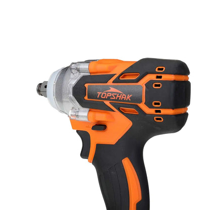 380N.M 1/2 inch Brushless Electric Impact Wrench Cordless Electric Wrench Rechargeable for 18V Battery Screwdriver Power Tools