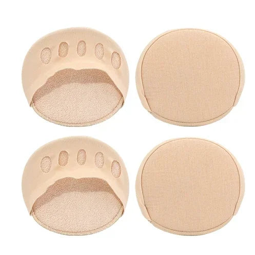 2/4pcs Five Toes Forefoot Pads for Women High Heels Half Insoles Invisible Foot Pain Care Absorbs Shock Socks Toe Pad Inserts
