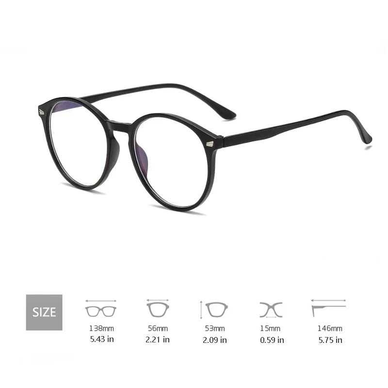 Lunettes photochromiques anti-rayons bleus pour ordinateur, monture ronde vintage, pour homme et femme, verres de jeu, anti-fatigue oculaire, bloquant la lumière
