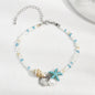 Chaîne de taille bohème d'été, pendentif en forme d'étoile de mer, coquillage, lien de taille ajouré, chaîne de corps pour bikini de plage pour femmes