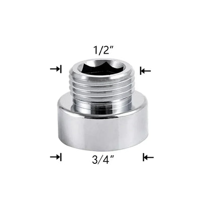 Water Faucet Coupler 1/2 To M16 M18 M20 M22 M24 M28 M32 Thread Connector Conversion Tap Adapter Fitting Bubbler Kitchen Bathroom