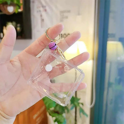 Petit porte-monnaie transparent en PVC pour femmes, enfants, filles, clés, rouge à lèvres, écouteurs, pièces de monnaie, pochette portefeuille