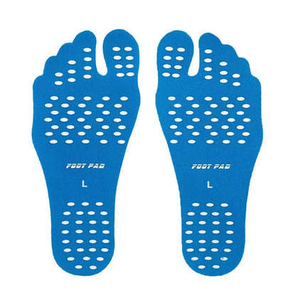 Semelles adhésives antidérapantes en gel de silice pour chaussures de plage, coussinets antidérapants, autocollants pour pieds nus, bord de mer