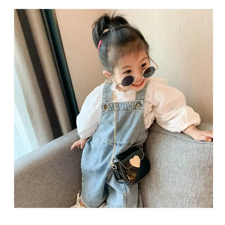 Lovely Patent Leather Children's Crossbody Bags Cute Little Girls Mini Shoulder Bag for Kids Fashion Coin Purse Small Handbags