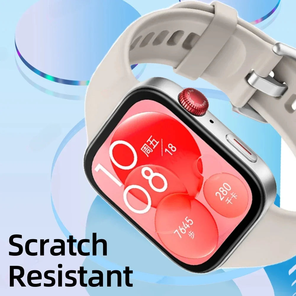 Full Curved Screen Protector For Huawei Watch FIT 3 Accessories 9D Screen Protector For Huawei Watch FIT 3 No Glass