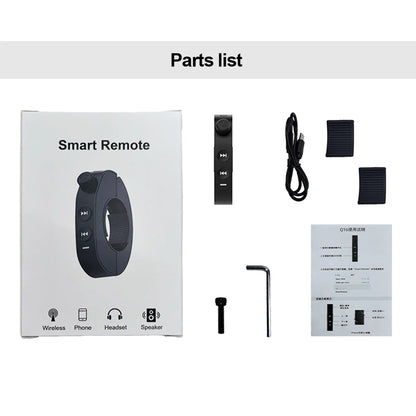 Télécommande sans fil V5.3 pour guidon de moto, casque, boutons, kit mains libres, assistant vocal, étanche