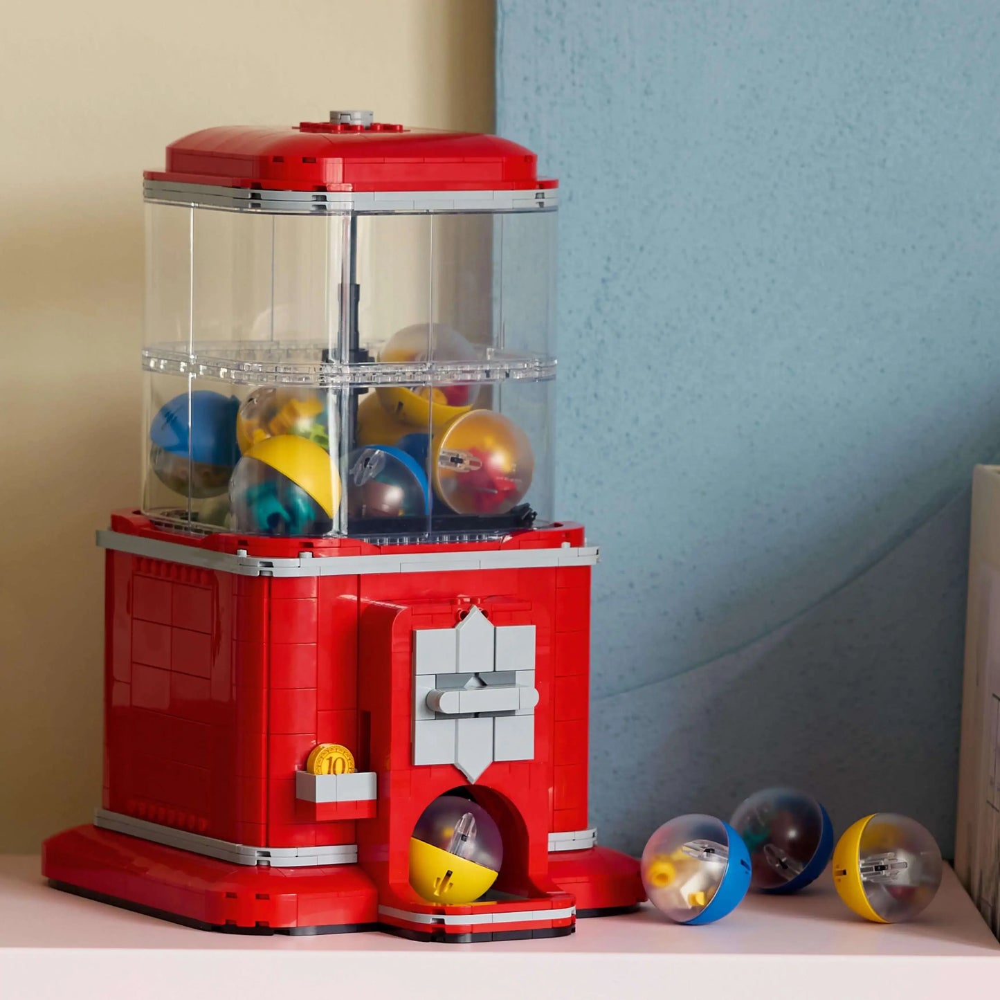 2025 New Creative Ideas Vending Machine Set Building Blocks Coin Operated Play Game Brick Toys Girl Boy Birthday Gifts 1343pcs