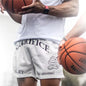 American Style Fashion Trend Men's Clothing Sports Fitness Men's Shorts Quick Drying Breathable Mesh Basketball Training Shorts