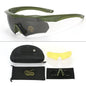 Lunettes de protection CS Airsoft coupe-vent, verres HD à 3 lentilles, pour motocross, alpinisme, sécurité