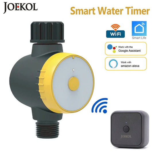 Nouveau minuteur d'arrosage intelligent Wifi pour jardin, contrôleur d'arrosage automatique Wifi, vanne intelligente Wifi, système d'arrosage goutte à goutte