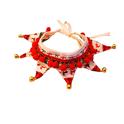 Accessoires de Noël pour chien, écharpe de Noël pour chien, chat, bavoir pour chiot, collier pour animal de compagnie, collier pour petit chien, fête de vacances, accessoires de toilettage