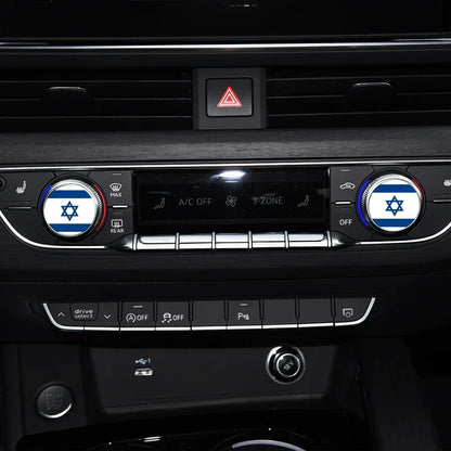 Various Size Israeli Flag Stickers Graphics Israel Flags Decor for Laptop Phone Kitchen Bedroom Wraps Cars Window Bumper Sticker