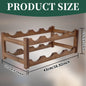 Wine Rack Wooden WineBottle Display Cabinet Holders Shelf Wine Showcases Countertop Wine Storage Rack Cellar Bar Accessories
