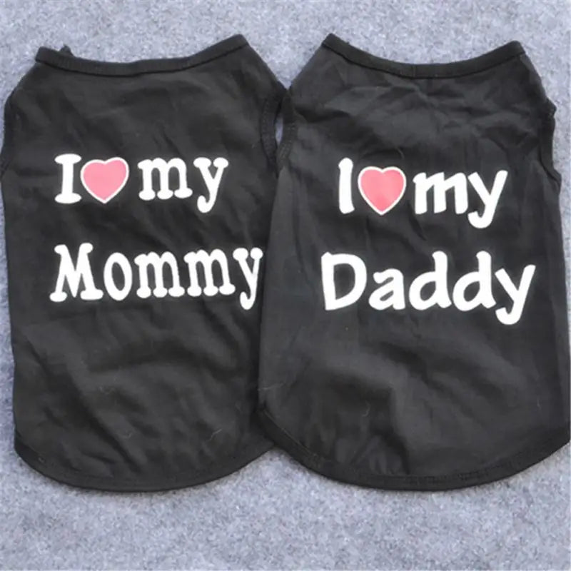 UBBT Security Dog Vest Dog Clothes XS-L Black Pet Puppy T Shirts For Small Dogs Chihuahua Yorkie Pug Cat Vest Costume