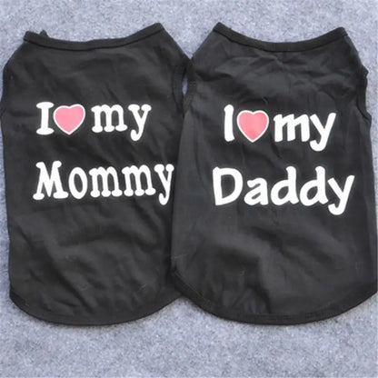 UBBT Security Dog Vest Dog Clothes XS-L Black Pet Puppy T Shirts For Small Dogs Chihuahua Yorkie Pug Cat Vest Costume
