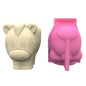 MXME Creative-Resin Plant Pots Silicone Mold Flower Pots Resin Mold Pen Holder Vase Epoxy Casting Mold