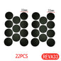 Tapis de protection anti-rayures pour pieds de meubles, couvre-pieds de table, antidérapants, noirs, autocollants
