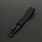 Custom Logo Ribbon Keychain Men Women Motorcycle Car Keychain Ring Pendant Personalize Outdoor Eagle Beak Webbing Nylon Keyring