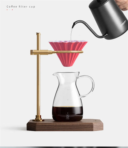 Ceramic Coffee Dripper Pour Over Coffee Maker Handmade Origami Coffee Filter Cup Flower Shape Funnel Drip Cafe Cake Cup Home