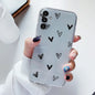 For Samsung Galaxy S23 FE Case Flowers Soft Silicone Back Case for Samsung S 23 FE Phone Cover S 23FE Coque Funda Transparent