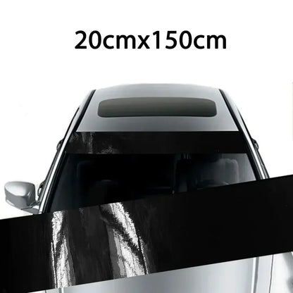 Car Front Windshield Sunshade Stickers 3D Vinyl Film Sunshade Decorative Stickers for Auto Front Windshield Decorative Sticker