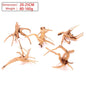 Natural Tree Trunk Aquarium Decoration Fish Tank Ornament Driftwood Cuckoo Roots Micro Landscape for Reptiles and Aquatic Decor