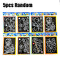 1-10pcs Dazzling Kids Scratch Drawing Set Pupil Puzzle Scratch Drawing Toys Kindergarten Early Education DIY Handmade Color Gift