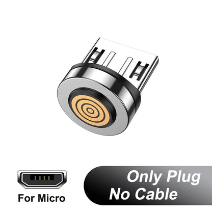 AUFU 5A Magnetic Cable 540 Rotate Fast Charging Magnetic USB Type C Cable For iPhone 14 Samsung Xiaomi Realme Mobile Phone Cable
