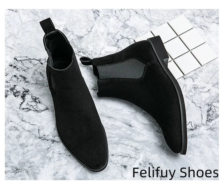 Bottines Chelsea marron, noires et rouges pour homme, bottines de cowboy, faites à la main, pointures 38 à 46