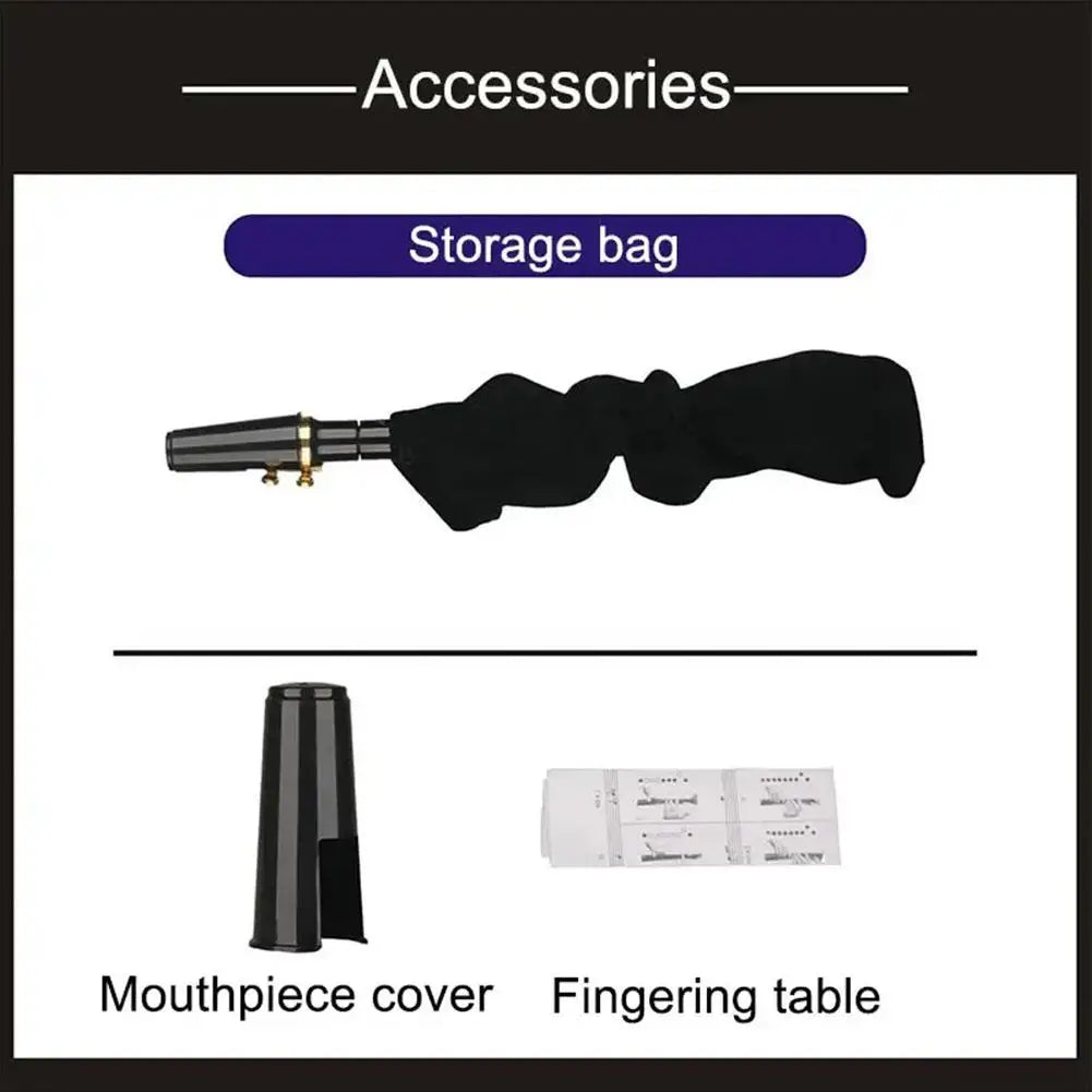 Mini Pocket Saxophone C Key Sax Woodwind Instrument with Carrying Bag Portable Little Saxophone Sax Woodwind Musical Instrument