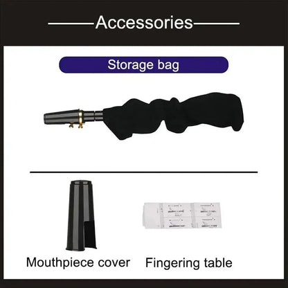Mini Pocket Saxophone C Key Sax Woodwind Instrument with Carrying Bag Portable Little Saxophone Sax Woodwind Musical Instrument