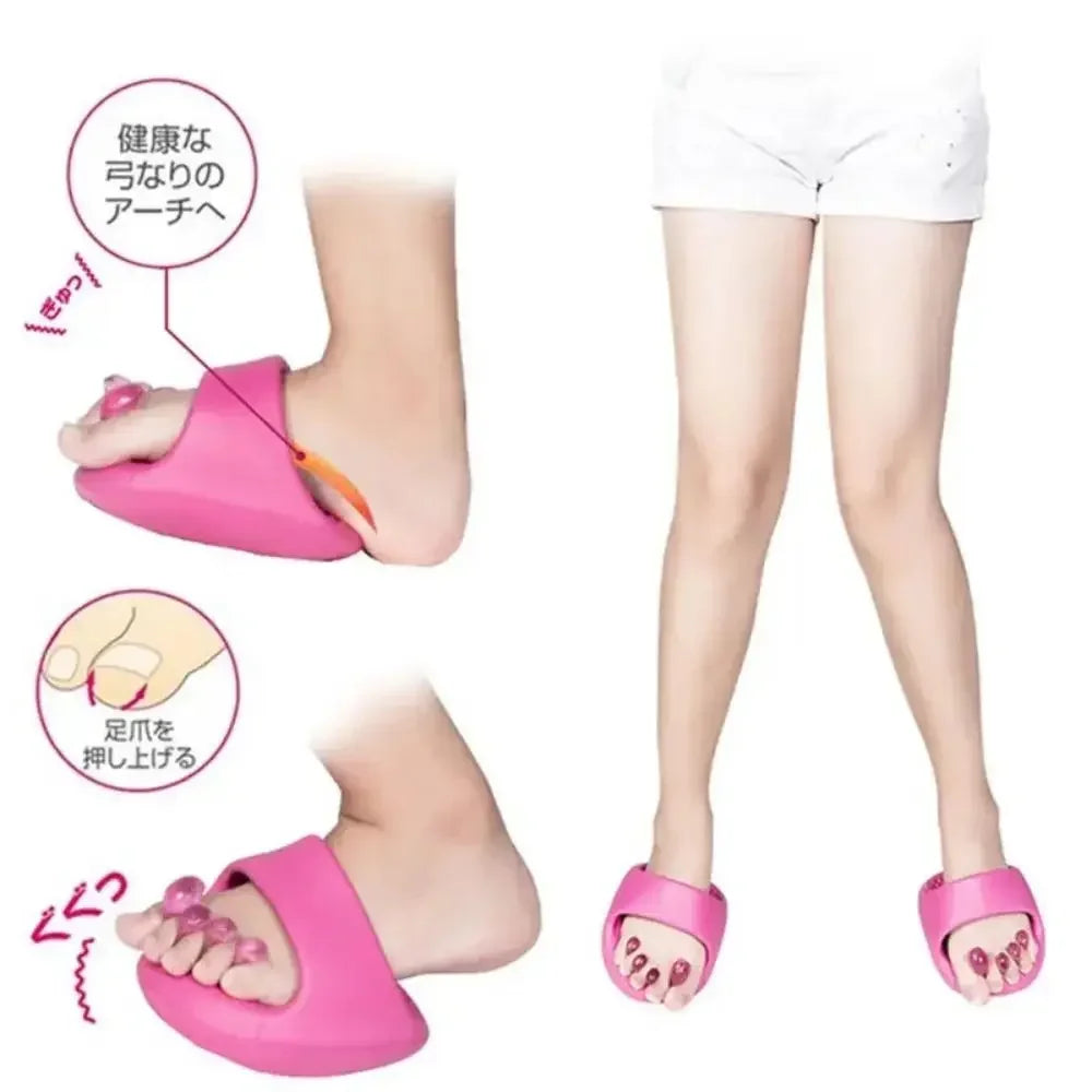 arch support Women Weight Loss Massage Slippers Slide Sandals Shaking Shoes Thick Soled Postpartum Massage Slim Legs Shake Shoes