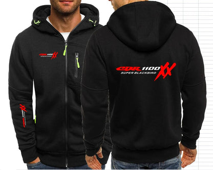 Sweat à capuche zippé pour moto CBR 1100 SUPER BLACKBIRD XX, Honda CBR 1100XX F1, sweat à capuche zippé pour fille