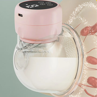Wearable Breast Pump Hands Free Electric Portable Wearable Breast Pumps Slient BPA-free Breastfeeding Milk Collector