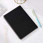 Carnet à spirales A5, 160 pages, papier épais, protection des yeux, ligné, pour l'école, le bureau