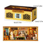Kit de bricolage pour mini-poupées, maison de poupée, jouets de chambre, décoration de chambre à coucher avec meubles, artisanat en bois, puzzle 3D, anniversaire de fille