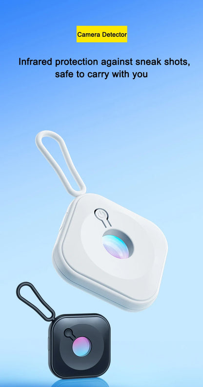 Détecteur de caméra infrarouge pour hôtel, scanner portable à sténopé, gadget de détection, protection anti-espionnage avec lumière LED
