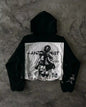 Streetwear Y2K Harajuku Cute Cherry Blossom Graphic Print Oversized Hoodie Gothic Casual Pullover Sweatshirt Men Women Clothing
