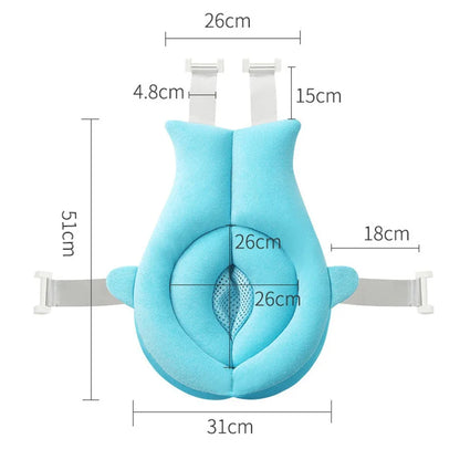 Coussin de bain pour nouveau-né, antidérapant, flottant, portable, pour bébés de moins de 10 kg