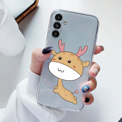 For Samsung Galaxy S23 FE Case Flowers Soft Silicone Back Case for Samsung S 23 FE Phone Cover S 23FE Coque Funda Transparent