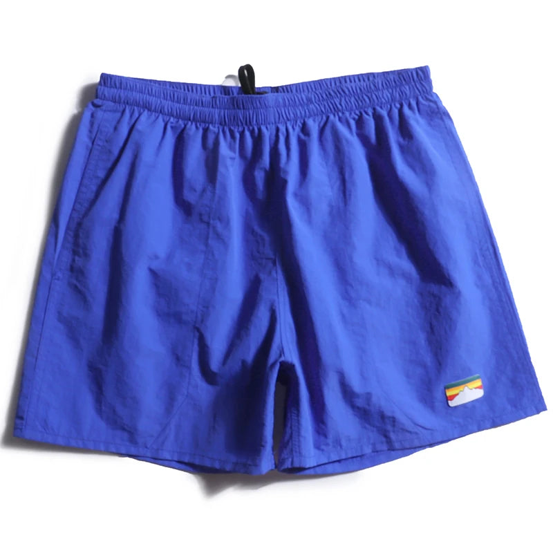Summer Fashion Men's Fast Dry Cotton Shorts Teens Japan Style Solid Color Simple Casual Loose Ourt Door Sport Half Length Pants